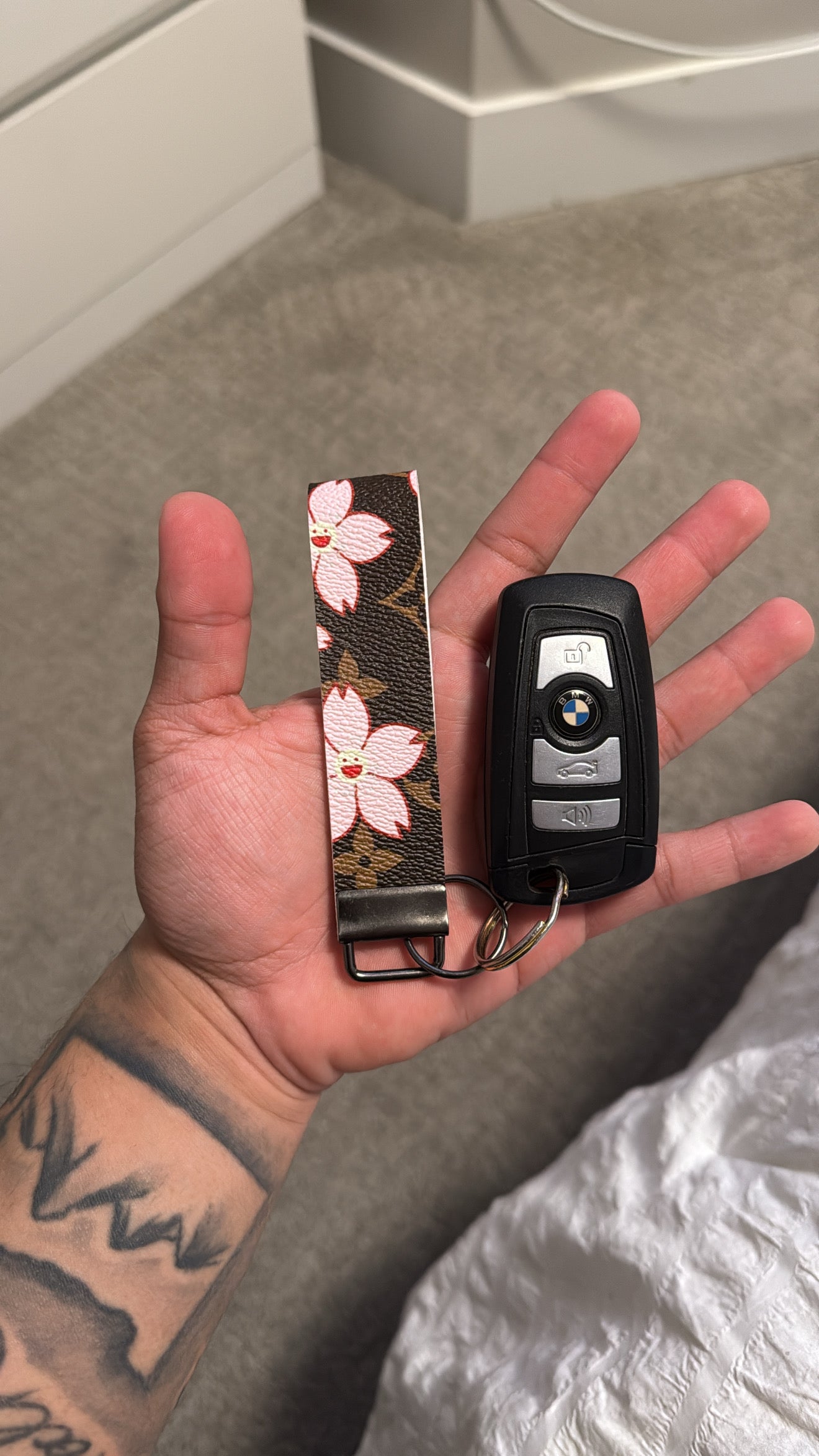 Pink Flowers Mono 2 KC