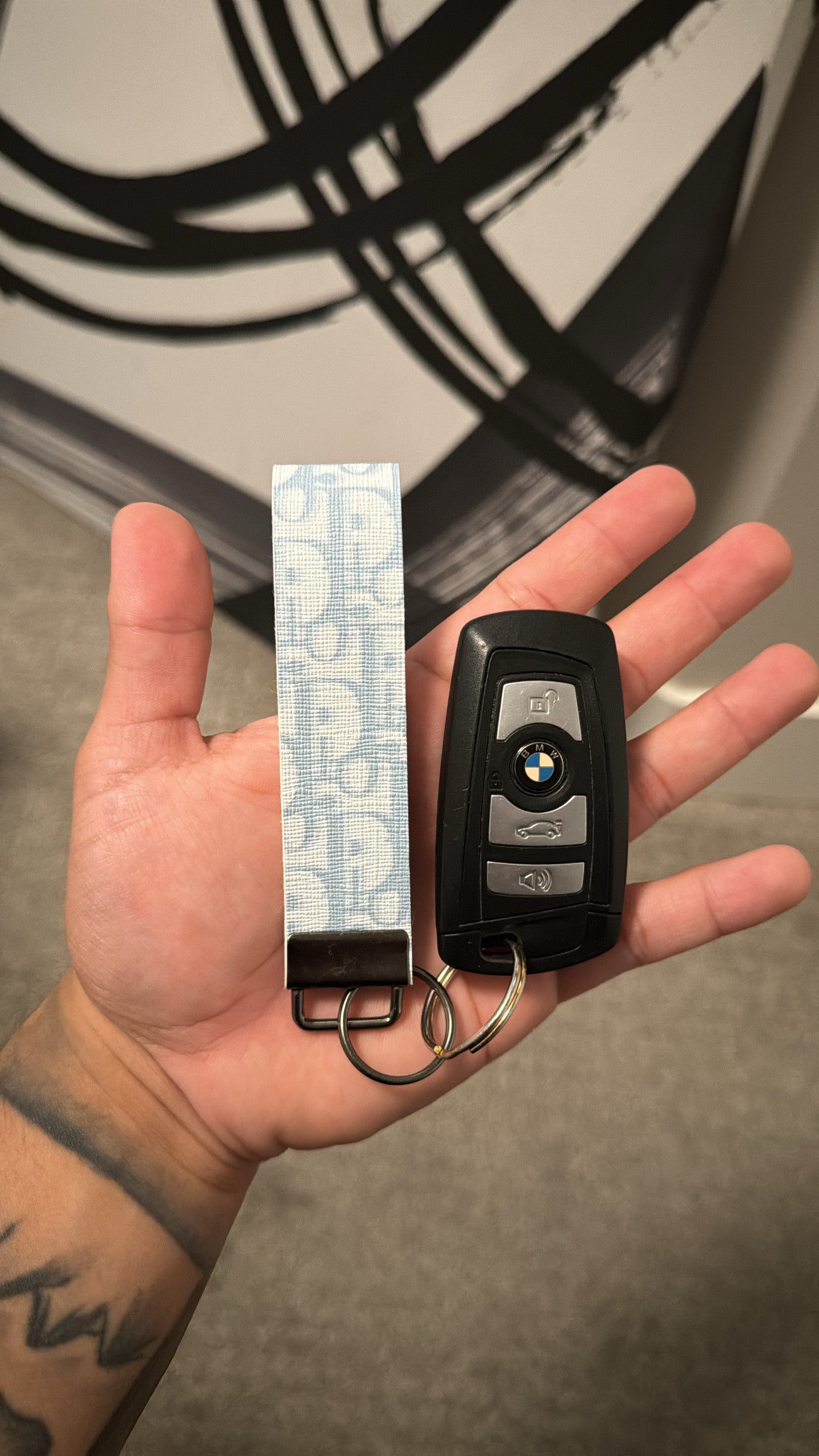 Baby Blue/White Mono KC