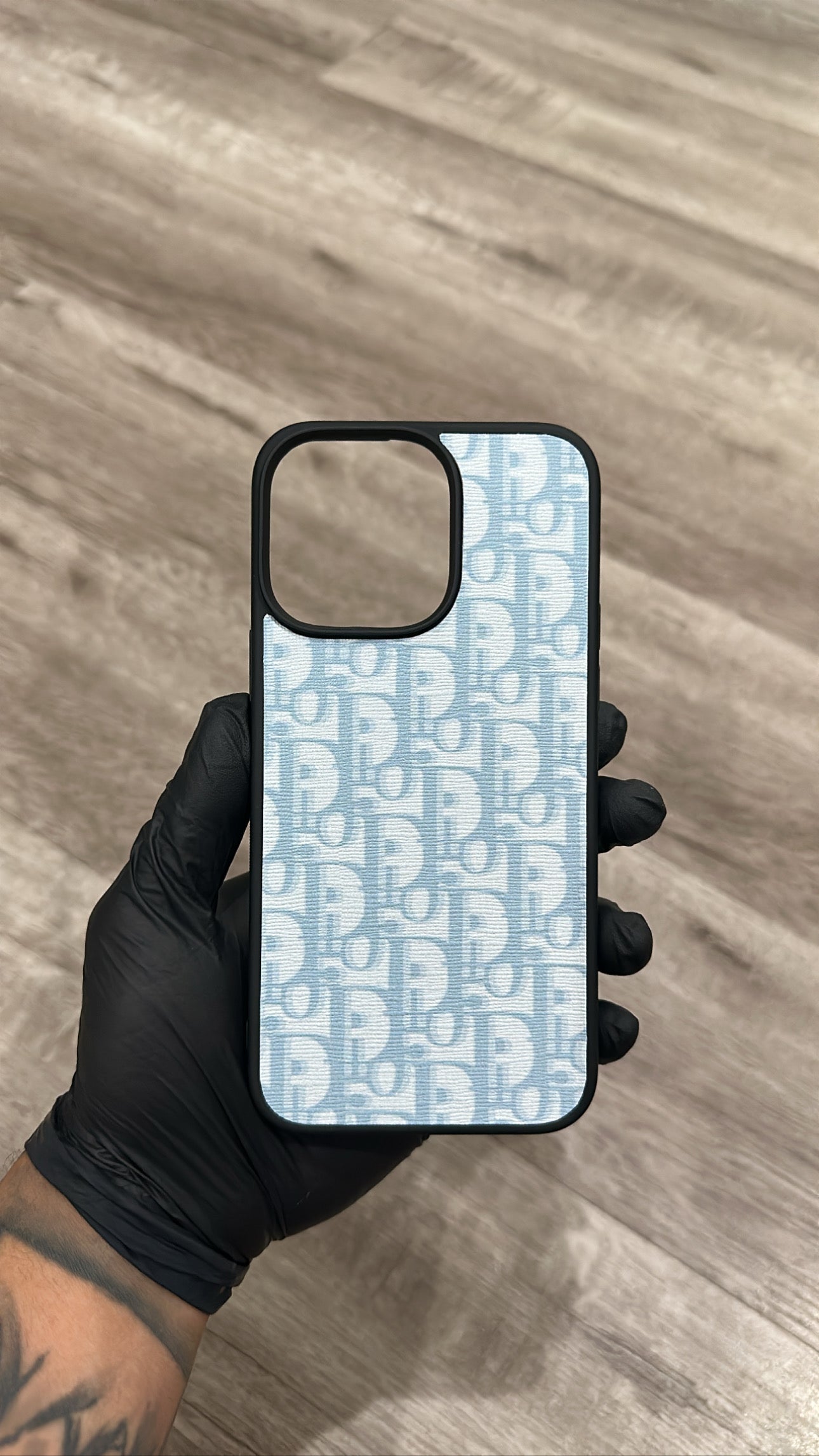 Baby Blue/White Mono